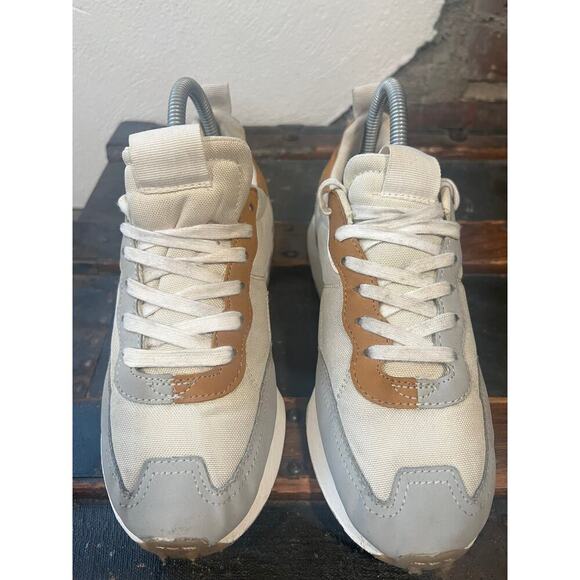 Zara Kids Minimalist Beige Tan Sneakers Size 36 US 4 - Picture 6 of 11